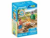 PLAYMOBIL 71513 - My Life - Lagerfeuer mit Marshmallows