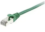 Equip 605546 RJ45 Patchkabel CAT 6 S/FTP 10.00m Gr&uuml;n vergoldete Steckkontakte 1St.