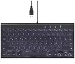 Perixx PERIBOARD-429 DE USB Tastatur Deutsch, QWERTZ Schwarz Beleuchtet