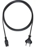 Strom Anschlusskabel [1x Euro-Stecker - 1x Kleinger&auml;te-Buchse C7] 5.00 m Schwarz