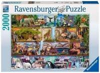 Puzzle Ravensburger Aimee Stewart: Gro&szlig;artige Tierwelt 2000 Teile