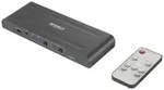 SpeaKa Professional SP-HDA-300 2+1 Port HDMI-Switch UHD 4K @ 60Hz