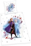 Herding 4479643050 - Disneys Eisk&ouml;nigin 2 Bettw&auml;sche-Set 80x80cm + 135x200cm