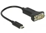 Delock USB 2.0 Adapter [1x USB-C&reg; Stecker - 1x RS232-Stecker] 63908 0.15m