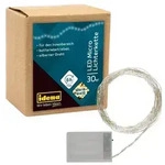 Idena Lichterkette 30 LED warmwei&szlig; 6h Timer 3,2m