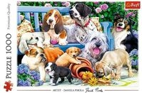 Hunde im Garten (Puzzle)