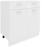 K&uuml;chenschrank B 80 cm Unterschrank Schublade Esilo
