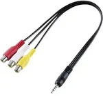 SpeaKa Professional SP-8433716 AV Audio, Video Adapter [1x Klinkenstecker 3.5...