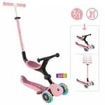 GLOBBER GO-UP ACTIVE LIGHTS pastellrosa-rosa, mit Leuchtrollen
