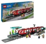 LEGO City Stra&szlig;enbahn mit Haltestelle, Bauspielzeug f&uuml;r Kinder 60423