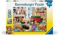 Kinderpuzzle 150 XXL Teile - Verspielte Welpen