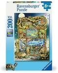Kinderpuzzle 200 XXL Teile - Reptilien im Regal