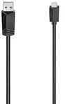 Hama USB-Kabel USB 2.0 USB-Micro-B Stecker, USB-A Stecker 1.50m Schwarz 00200608