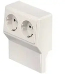 6132246 Elektro-Sockelleisten-Zubeh&ouml;r SL 2GT2050 cws Ger&auml;teeinsatz Steckdose