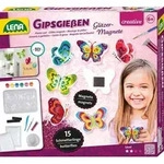 LENA 42707 - Gipsgie&szlig;en Glitter Schmetterlinge