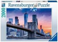 Puzzle Ravensburger Von Brooklyn nach Manhatten 2000 Teile