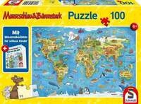 Reise um die Welt, 100 Teile, mit Add-on (Wissensb&uuml;chlein)