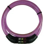 Security Plus CSL80Pink Kabelschloss Pink Zahlenschloss mit Symbolen