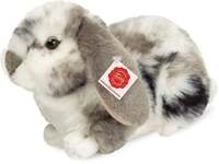 Teddy Hermann 937333 - Widderkaninchen sitzend grau-wei&szlig; gescheckt,...