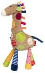 sigikid 42837 - Giraffe Patchwork Sweety Kinderbunt, Pl&uuml;sch 36 cm