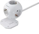 Sygonix SY-4535062 Steckdosenw&uuml;rfel Wei&szlig; Schutzkontakt 1St.