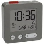 TFA Dostmann 60.2545.10 Funk Wecker Anthrazit Alarmzeiten 1
