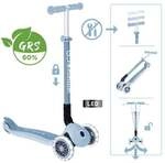 GLOBBER PRIMO FOLDABLE LIGHTS ECO blaubeere, mit Leuchtrollen