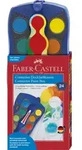 Faber-Castell Farbkasten Connector 24 Farben blau