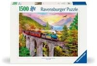 Erwachsenenpuzzle 1500 Teile - Zugfahrt im Herbst