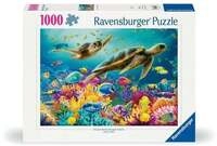 Erwachsenenpuzzle 1000 Teile - Blaue Unterwasserwelt