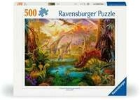 Erwachsenenpuzzle 500 Teile - Im Dinoland