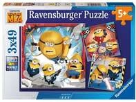 Kinderpuzzle 3x49 Teile - Minions - Noch immer unverbesserlich