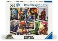 Erwachsenenpuzzle 500 Teile - Star Wars The Mandalorian - Auf der Suche nach dem Kind