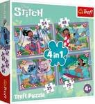 4 in 1 Puzzle - Lilo & Stitch