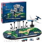LEGO Reiseerinnerungen, Spielzeugweltkarte, Geschenk f&uuml;r Familien 41838