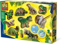 SES CREATIVE Gips- und Malset Gie&szlig;en und Anmalen Dinowelt