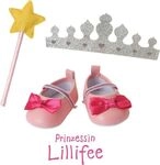 Puppen-Accessoires-Set ''Prinzessin Lillifee'', 3-teilig : Ballerinas, Glitzer