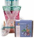 Connetix Magnetbausteine Kugelbahn Pastel Ball Run Expansion Pack - 80 Teile