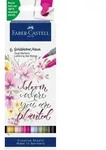 Faber-Castell Tuschestift Dual Marker Goldfaber Aqua, Lettering, 6er Set