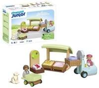 71691 JUNIOR Bio-Marktstand & Gabelstapler