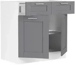 K&uuml;chenschrank 80 cm Unterschrank Schublade Colura