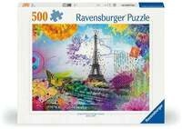 Erwachsenenpuzzle 500 Teile - Postkarte aus Paris
