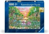Erwachsenenpuzzle 1000 Teile - Vertr&auml;umte Fahrr&auml;der in Amsterdam