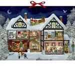 Im Adventshaus, Wand-Adventskalender (Behr)