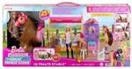 Barbie Mysteries: Das geheimnisvolle Pferdeabenteuer - Pferdestall-Spielset mit Puppe
