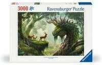 Erwachsenenpuzzle 3000 Teile - Der Walddrache erwacht