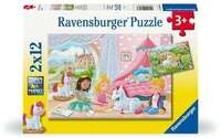 Kinderpuzzle 2x12 Teile - Zauberhafte Freundschaft