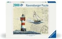 Erwachsenenpuzzle 2000 Teile - Romantischer Leuchtturm