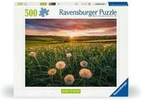 Erwachsenenpuzzle 500 Teile - Pusteblumen im Sonnenuntergang