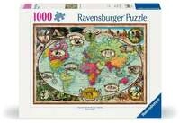 Erwachsenenpuzzle 1000 Teile - Mit Fahrrad um die Welt